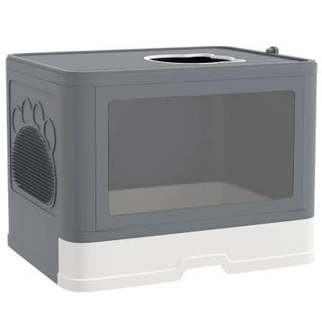TRUUSK Kattenbak Met Deksel en Schep - Voor Katten tot 4 kg, Verzenden, Nieuw