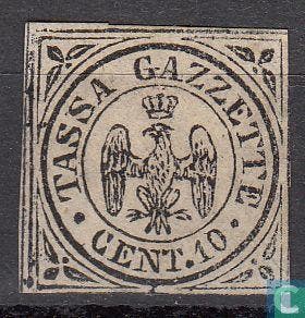 Italiaanse staten - Modena - Krantenzegel - 1869, Verzenden, Postfris
