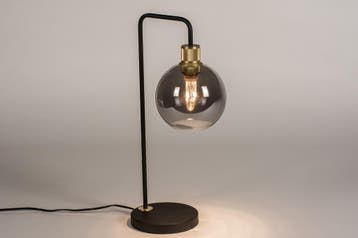 Rietveld Tafellampen - Zwart, Grijs, Goud - Glas, Metaal, Verzenden, Nieuw