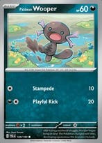 Paldean Wooper 129/193 reverse holo Paldea evolved, Ophalen of Verzenden, Nieuw, Losse kaart, Foil