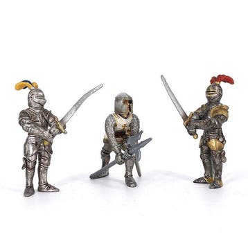 Schleich - Action figure Lot of 3 Vintage Medieval Knight