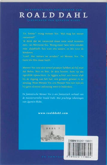 De fantastische meneer Vos 9789026119804 Roald Dahl, Verzenden, Gelezen, Roald Dahl
