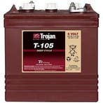 Trojan T-105 Accu Deep Cycle 6V 225Ah 264x181x245x278, Verzenden, Nieuw