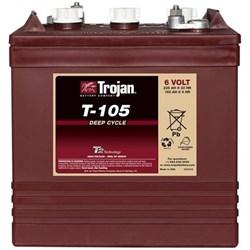Trojan T-105 Accu Deep Cycle 6V 225Ah 264x181x245x278, Verzenden, Nieuw