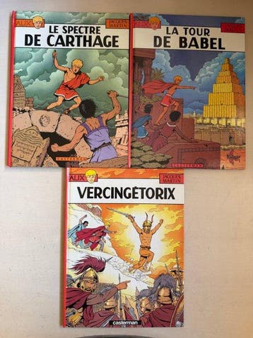 Alix T13 + T16 + T18 + dédicace manuscrite - 3x C - 3 Album, Nieuw