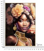 SCHILDERIJ MET LIJST ZENA -A- CM 72X4,5X102, Ophalen of Verzenden, Nieuw
