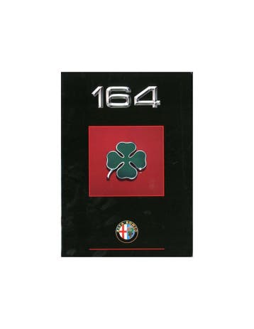 1990 ALFA ROMEO 164 QV BROCHURE NEDERLANDS, Nieuw, Alfa Romeo, Author