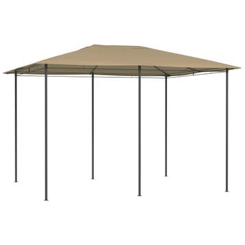 vidaXL Prieel 160 g/m² 3x4x2,6 m taupe, Verzenden, Nieuw
