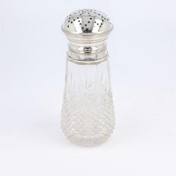 NO RESERVE - Suikerstrooibus - Strooier - Kristal, .833