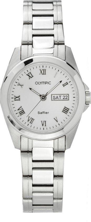 Olympic OL26DSS110 Horloge - Staal - Zilverkleurig - 27 mm, Sieraden, Tassen en Uiterlijk, Horloges | Dames, Verzenden, Nieuw