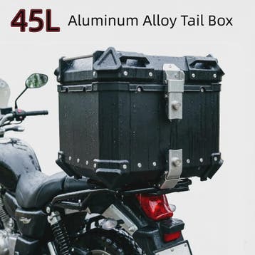 Universele 45L Motor Topkoffer Aluminium - Waterdicht, afslu, Verzenden, Nieuw