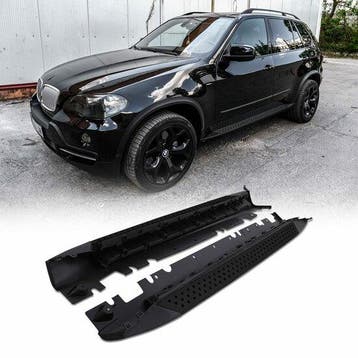 Treeplanken glanzend zwart passend voor BMW X5 E70, Verzenden, Nieuw