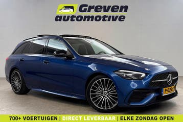 Mercedes-Benz C-Klasse 200 Launch Edition AMG Line | Pano |, Automaat, Euro 6, Blauw, Elektrisch