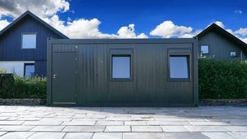 Mobiele kantoorunit 6x3 kopen? Bekijk dit voorraadmodel, Ophalen