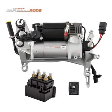 Compressor Luchtvering met houder + klepblok geschikt voo..., Auto-onderdelen, Ophanging en Onderstel, Verzenden, Nieuw, Volkswagen