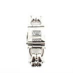 Zilveren Buddha to Buddha armband (Schakelarmband), Sieraden, Tassen en Uiterlijk, Armbanden, Ophalen of Verzenden, Gebruikt, Overige kleuren