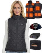 Dames Verwarmd Vest | 16000mAh | Tweedekansje | OP=OP, Blauw, Nieuw, Ophalen of Verzenden, Zonder mouw