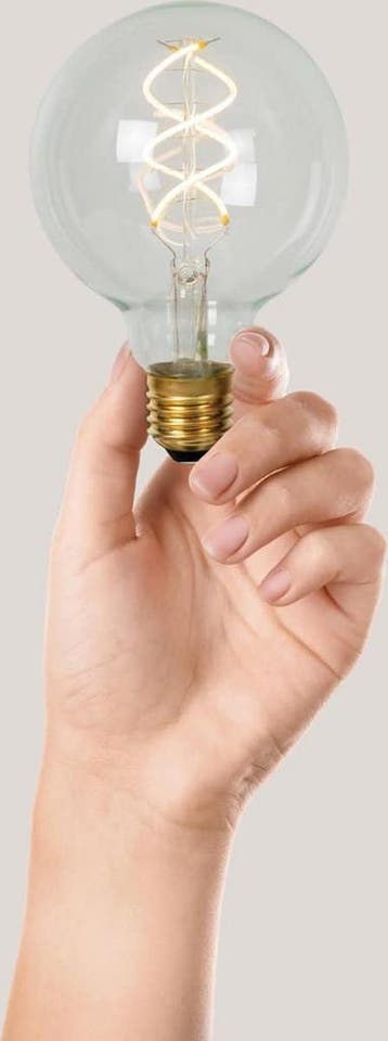 Lucide G95 Filament lamp - Ø 9,5 cm - LED Dimbaar - E27 -, Ophalen of Verzenden, Zo goed als nieuw