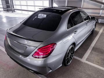 Spoiler voor Mercedes C-Klasse W205 2014-2020 | glans zwart