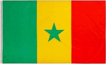 Nienhuis Montessori stoffen vlag Senegal, Verzenden, Nieuw