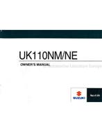 2019 SUZUKI UK110NM/NE INSTRUCTIEBOEKJE ENGELS