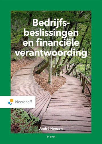 Boek Bedrijfsbeslissingen en financiële verantwoording 97890, Verzenden, Zo goed als nieuw