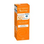 Eau Thermale Avène Crème SPF50+ Vrij van Parfum (Zonnebran, Verzenden, Nieuw
