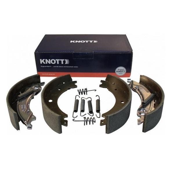 Remschoenset origineel KNOTT 20-2425/1 200x50 mm, Auto diversen, Aanhangwagen-onderdelen, Nieuw, Ophalen of Verzenden