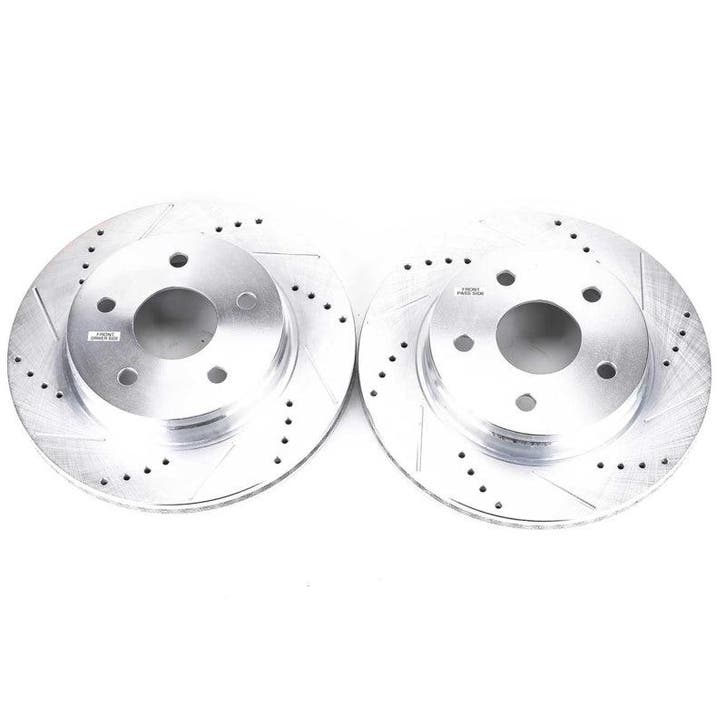 Power Stop 07-09 Chrysler Aspen Front Evolution Drilled &, Auto-onderdelen, Remmen en Aandrijving, Ophalen of Verzenden