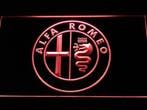 Alfa romeo neon bord lamp LED  verlichting reclame lichtbak, Verzamelen, Merken en Reclamevoorwerpen, Verzenden, Nieuw