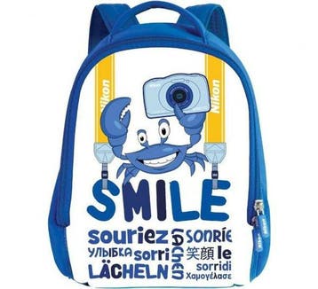 Kinder Rugtas voor Nikon Camera - Blauw/Krab (Nieuw), Verzenden, Nieuw