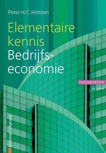 Elementaire kennis bedrijfseconomie  deel Theo 9789057522253, Verzenden, Zo goed als nieuw