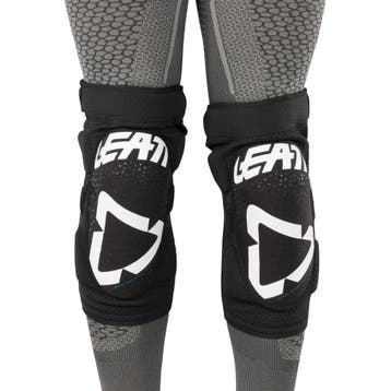 Kniebeschermer Leatt 3DF 5.0 Zip Wit-Zwart, Verzenden, Nieuw
