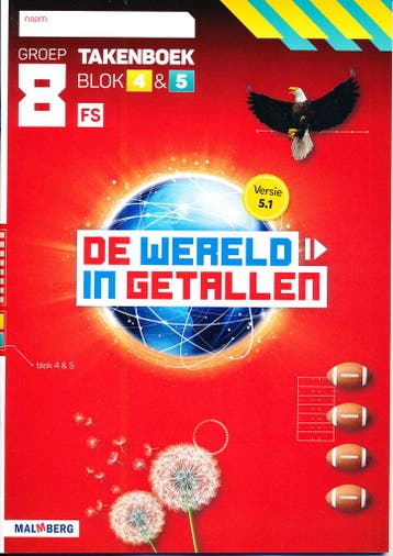 De Wereld  in Getallen versie 5.1 10-delig pakket groep 8 FS, Verzenden, Nieuw