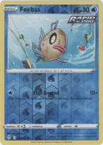 Feebas 037/203 reverse holo (Evolving Skies), Hobby en Vrije tijd, Verzamelkaartspellen | Pokémon, Ophalen of Verzenden, Nieuw
