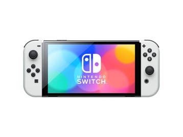 Nintendo Switch OLED - 64 GB - Wit/Wit, Verzenden, Zo goed als nieuw