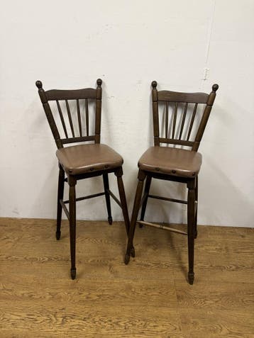 Set Gebruikte Barkrukken - K1095 Vintage/Café, Ophalen, Nieuw