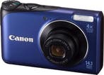 Canon PowerShot A2200 Digitale Compact Camera - Donker Blauw, Verzenden, Zo goed als nieuw