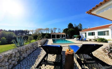 Luxe 6 p. villa met zwembad bij Lissabon 2027 PLEK! Privacy, Lissabon en Midden-Portugal, Afwasmachine, Landelijk, Aan zee