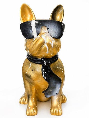 Daluxe Art - 1999 • Mike Tyson Dog – Gold Edition – 60 cm