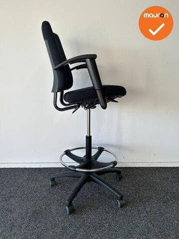 BMA Axia - Baliestoel - 8Z 2D armpads - hoge rug - zwarte..., Werkplek, Ophalen of Verzenden, Gebruikt, Stoel
