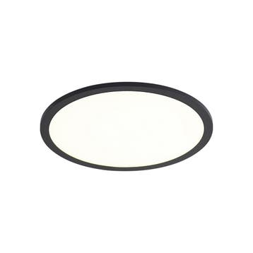 Smart LED paneel zwart 40cm incl. LED dim to warm met, Huis en Inrichting, Lampen | Plafondlampen, Verzenden, Nieuw, Kunststof