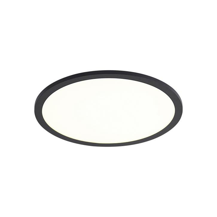 Smart LED paneel zwart 40cm incl. LED dim to warm met, Huis en Inrichting, Lampen | Plafondlampen, Nieuw, Kunststof, Verzenden
