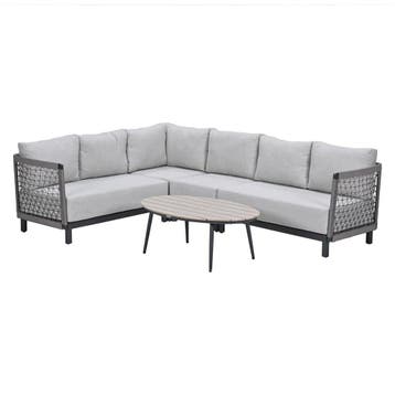 Garden Impressions Oliver loungeset 5-delig - valley sand, Verzenden, Nieuw