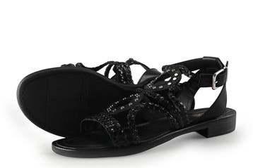 Omoda Sandalen in maat 38 Zwart, Verzenden, Zwart, Omoda, Sandalen of Muiltjes