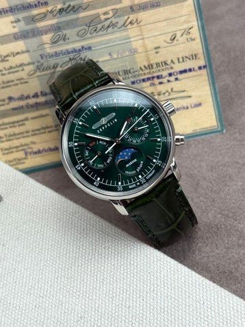 Zeppelin - Marine Day/Date Moonphase - Zonder minimumprijs -, Nieuw