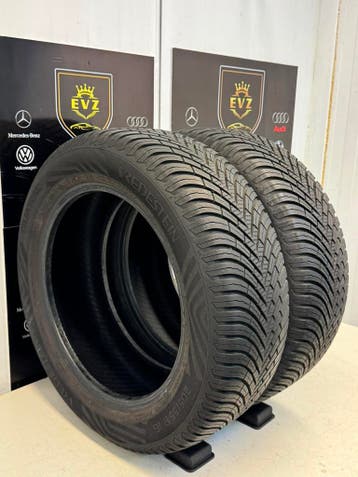 2 stuks All-Seasons banden 205/55R16 Vredestein Quatrac, Gebruikt, 16 inch, 205 mm, All Season