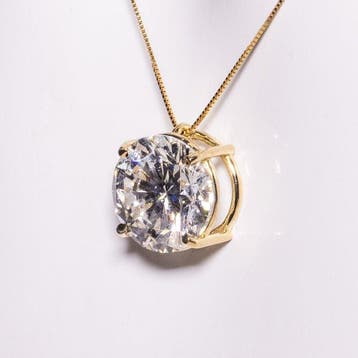 Zonder minimumprijs - Ketting met hanger - 18 karaat Geel