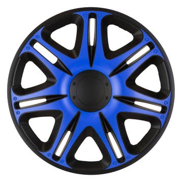 J-Tec 4-Delige Wieldoppenset Nascar 13-inch zwart/blauw, Ophalen of Verzenden, Nieuw