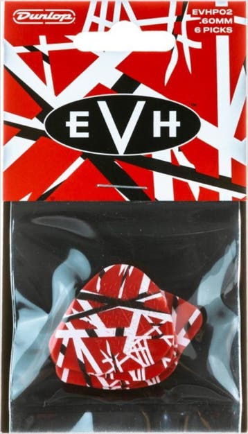 Jim Dunlop Eddie Van Halen Frankenstein plectrum 0.60 mm, Muziek en Instrumenten, Ophalen of Verzenden, Nieuw, Elektrische gitaar